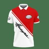Red Polo Collar 3D Printed Pagani NQP-HT Polo Shirt Ver 2