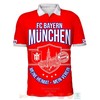 Redefine Fan Fashion with Bayern Munich's Mia San Mia in All Over Print 3D Polo Shirt.