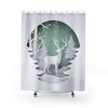 Reindeer Deer Christmas Holiday Shower Curtain to get into the festive spirit