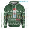 Reindeer Snowflakes Coors Banquet All Over Print 3D Hoodie for Beer Lovers