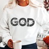 Religious T-Shirt with Glory To God And Bible Verse Design