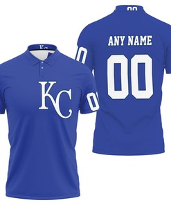 Relive Glory Days of Kansas City Royals with 1989 Cooperstown Collection Royal Blue Jersey Polo Shirt