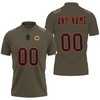 Remarkable Chicago Bears NFL Salute To Service Retired Player Limited Olive Jersey Style Custom 3D Print Polo Shirt