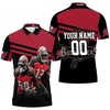 Rep Kwon Alexander and Tom Brady with a 3D Printed Fans Personalized 3D All Over Print Polo Shirt