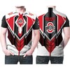 Represent Your Team with This Breathable Ohio State Buckeyes American Football University Logo Polo Shirt