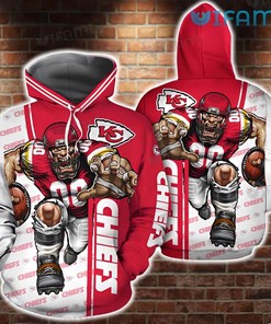 Represent Your Team with a Kansas City Hoodie 3D with Mascot Print