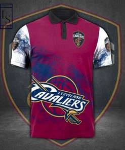 Represent the Cleveland Cavaliers with Style with 3D All Over Print Polo Shirt for Fans