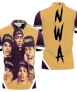 Represent the Legends of N.W.A with All Over Print Polo Shirt 3D T-Shirt