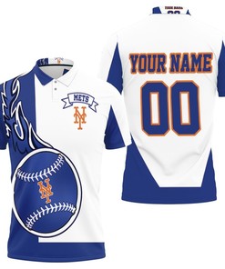Represent the Mets in Style with a Personalized 3D All Over Print Polo Shirt