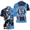 Represent the Tennessee Titans with All Over Print Polo Shirt 3D T-Shirt Featuring Mycole Pruitt #85