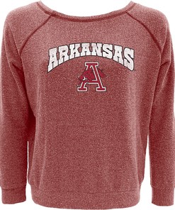 Reserve Collection By 3/4 Raglan Sleeve Vault Hacci Fabric Tee, Hogs Shirt Gifts For Razorbacks Lover