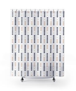 Restroom Decor Shower Curtain with Boho Print, 71 x 71 inch Curtain, Bathroom Bliss for Bohemians, Bath Curtain