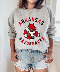 Retro Arkansas Shirt Unisex Vintage Razorbacks T Shirt, Football Season Gameday Apparel,  Sweatshirt, Hoodie