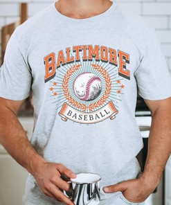 Retro Baltimore Baseball Shirt, Vintage Style Tee For Orioles Fans