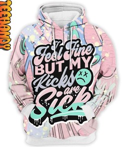 Retro Easter Kicks Are Sick All Over Print 3D Hoodie