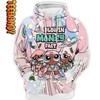 Retro Easter Powerpuff Girl All Over Print 3D Hoodie