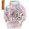 Retro Easter Time Is Money All Over Print 3D Hoodie