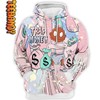 Retro Easter Tommy Diamond Trap Money All Over Print 3D Hoodie