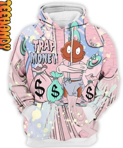 Retro Easter Tommy Diamond Trap Money All Over Print 3D Hoodie