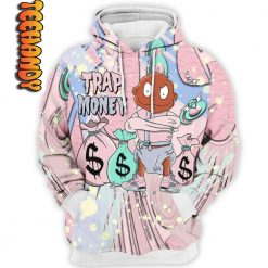 Retro Easter Tommy Diamond Trap Money All Over Print 3D Hoodie - Image 2