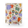 Retro Groovy Eclectic 70s Design & Print Shower Curtain - Cool Hipster Bathroom Decor Idea