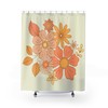 Retro Groovy Shower Curtain, Funky 60's 70's Hippie Bathroom Accessory, Quirky Tub Curtain with Unique Touch