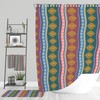 Retro Hippie Shower Curtain | Boho Chic Bathroom Decor | Vintage Bath Mat & Towels