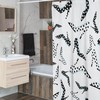 Retro Shoes Polka Dot Shower Curtain, Feminine Bathroom Decor