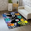 Retro Street Game Carpets T-Shirt, Hoodie, Sweatshirt: Gaming Rugs for Teen Boys with Video Games Controller Pattern