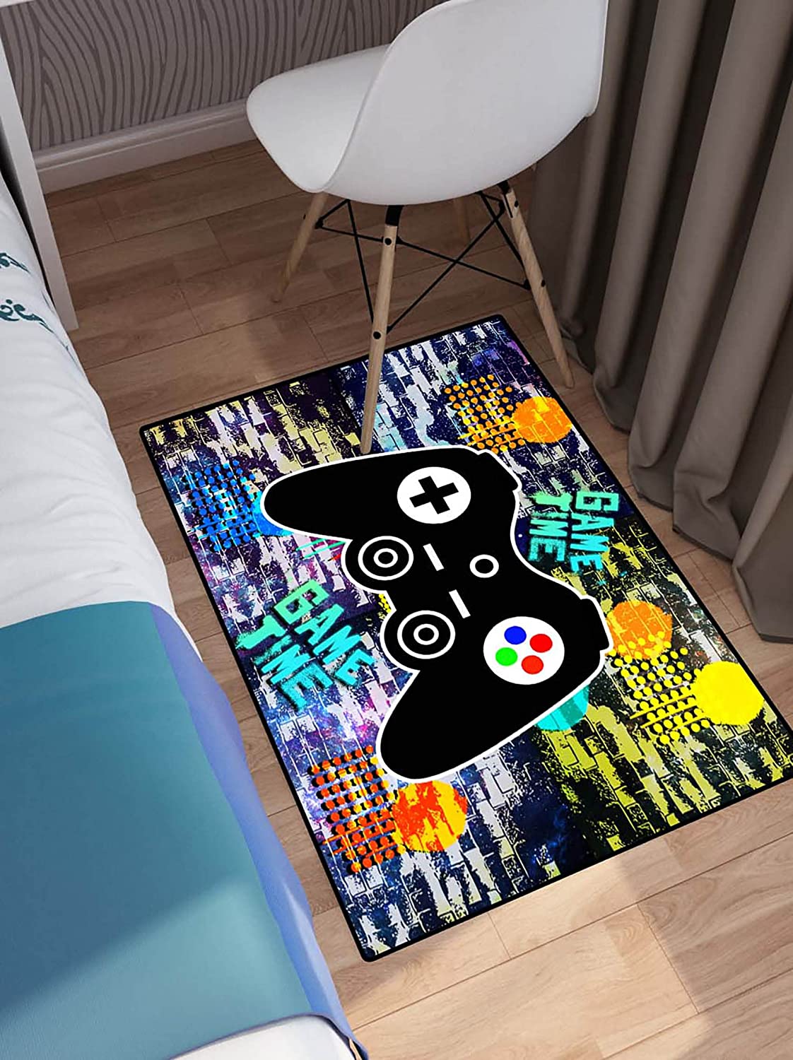 Retro Street Game Carpets T-Shirt, Hoodie, Sweatshirt: Gaming Rugs for Teen Boys with Video Games Controller Pattern - Image 2