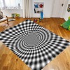 Retro Wooden Guitar Music Lover Black Area Rug - Non-Slip Indoor Carpet Perfect for Your Bedroom