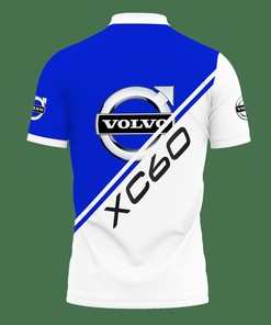 Rev up your wardrobe with the 3D Printed Volvo Xc60 Ttt-Ht Polo Shirt Ver 1 (Blue) featuring an all-over print