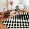 Reversible Checkered Outdoor Moroccan Hallway Mat - Non-Slip and Stylish for Home Decor