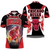 Revisit basketball's golden era with this Michael Jordan 23 Chicago Bulls Sprakle Polo Shirt
