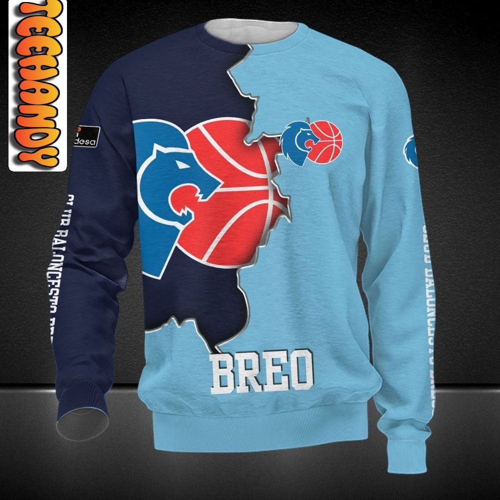 Rio Breogan All Over Print 3D Hoodie with Team Logo - Image 2
