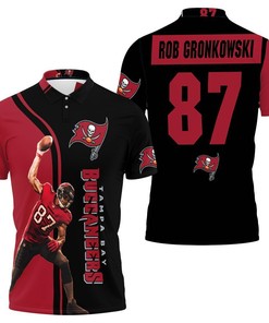 Rob Gronkowski Tampa Bay Buccaneers Super Bowl 2021 Nfc South Division Champions 3D All Over Print Polo Shirt