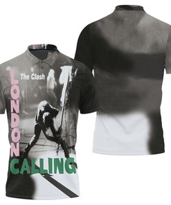 Rock Out with The Clash London Calling 3D Polo Shirt All Over Print 3D T-Shirt
