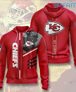 Rock the Armor Design with a KC Chiefs Hoodie 3D