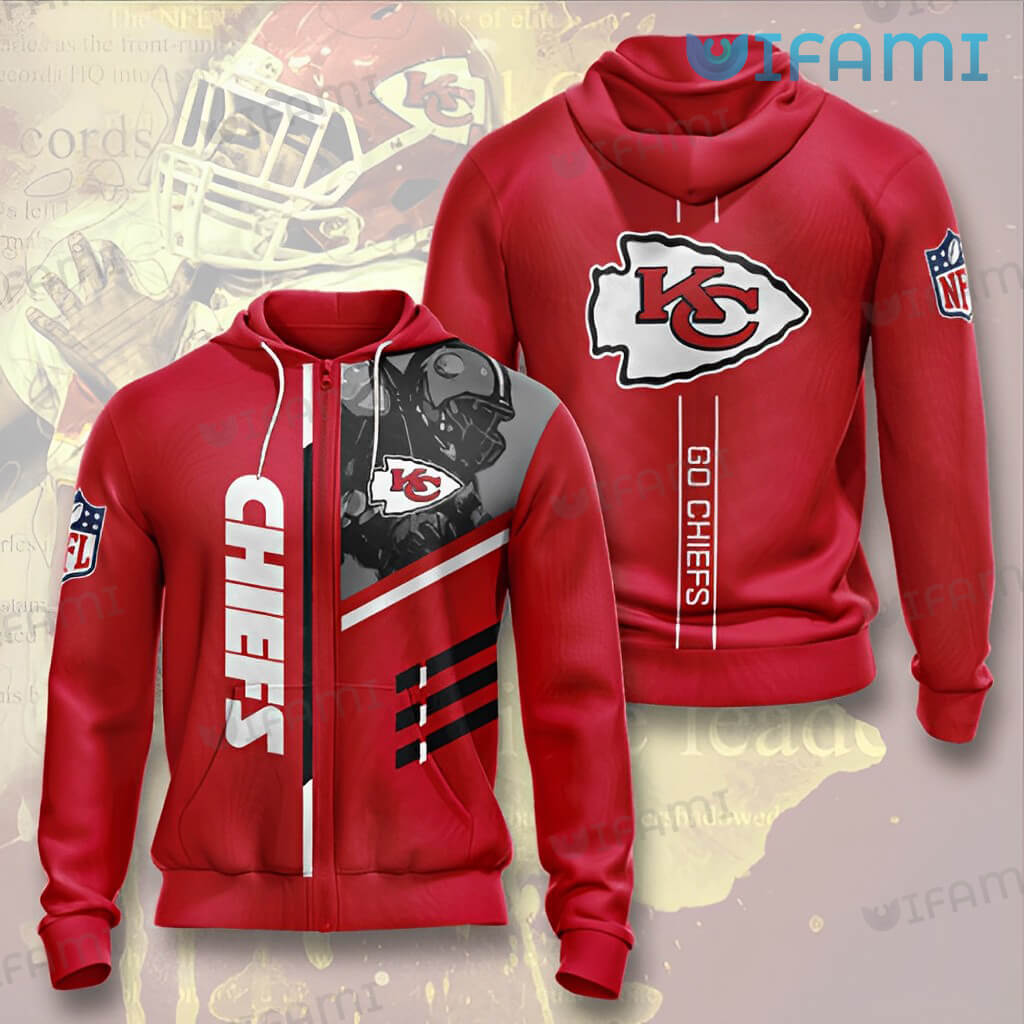 Rock the Armor Design with a KC Chiefs Hoodie 3D