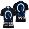 Rock the Neon Style with Juice Wrld 999 Never Die Rap Hip Hop on 3D All Over Print Polo Shirt