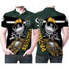 Root for Green Bay Packers with Monster Energy and Team Logo on 3D Designed Allover Polo Shirt