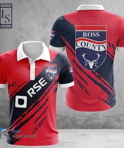 Ross County FC Personalized Polo Shirt with Athleisure Design