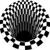 Rug 3D Vortex Optical Illusion Rug: Eye-Catching Trap Swirl Design for Your Living Room or Bedroom