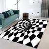 Rug 3D Vortex Optical Illusion Rug with Non-Slip 3D Visual Effect- Lets You Indulge in the Multidimensional World