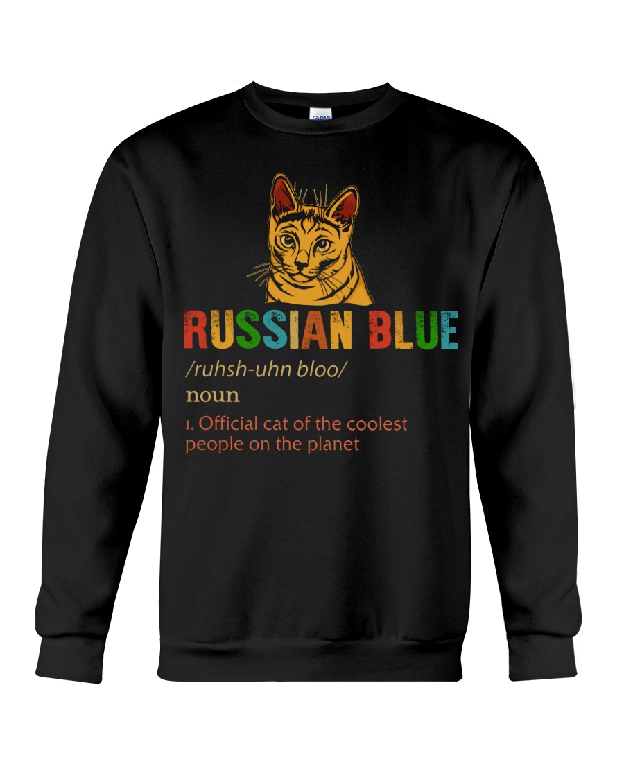 Russian Blue Cat Crewneck Sweatshirt - Stay Cozy With Your Feline Friend - Image 4
