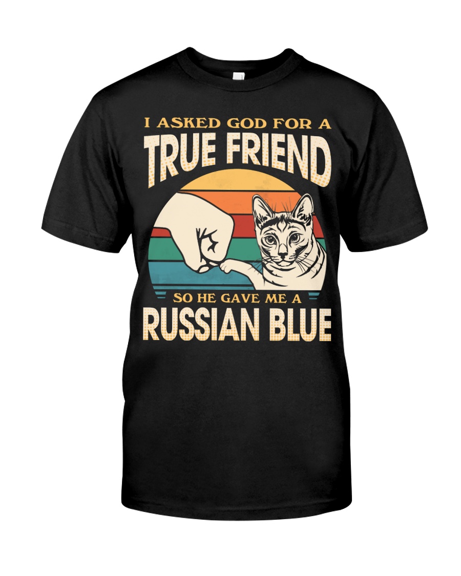 Russian Blue Cat Lover T-Shirt - Official Cat Of The Coolest People Around