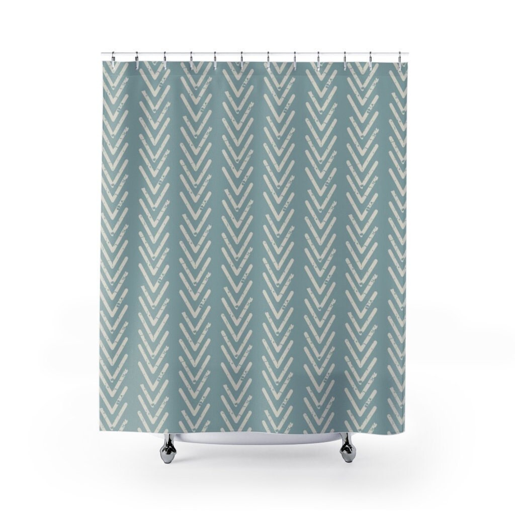 Rustic Farmhouse Shower Curtain for Dorm or Bathroom Decor