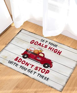 Rustic Wooden Grain Basketball Truck Personalized Area Rug for Home Decoration in Living Room or Bedroom