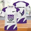 Sacramento Kings NBA 3D Polo Shirt with Breathable Fabric for Casual Summer Wear