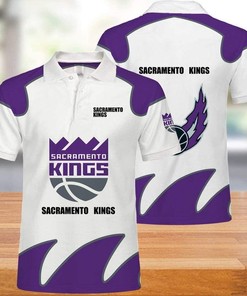 Sacramento Kings NBA 3D Polo Shirt with Breathable Fabric for Casual Summer Wear